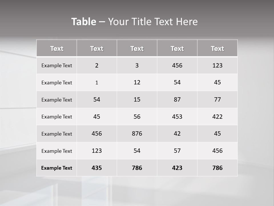 Hardwood Visualization Living PowerPoint Template