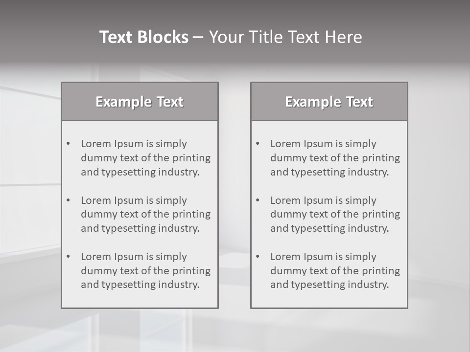 Hardwood Visualization Living PowerPoint Template