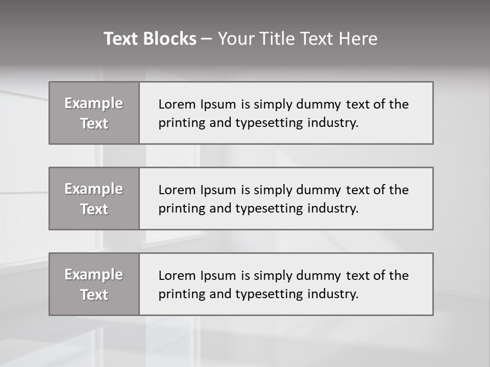Hardwood Visualization Living PowerPoint Template