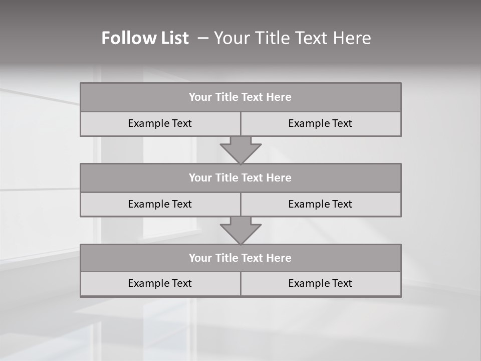 Hardwood Visualization Living PowerPoint Template