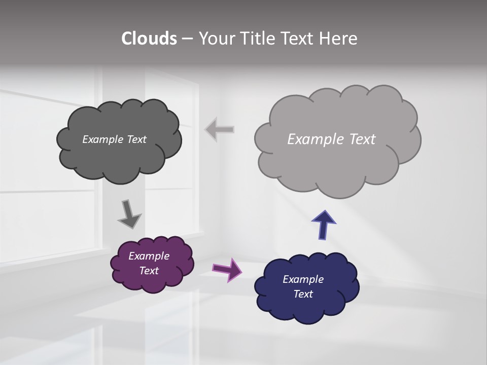 Hardwood Visualization Living PowerPoint Template
