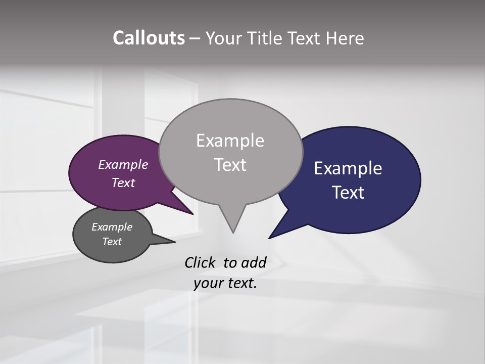 Hardwood Visualization Living PowerPoint Template