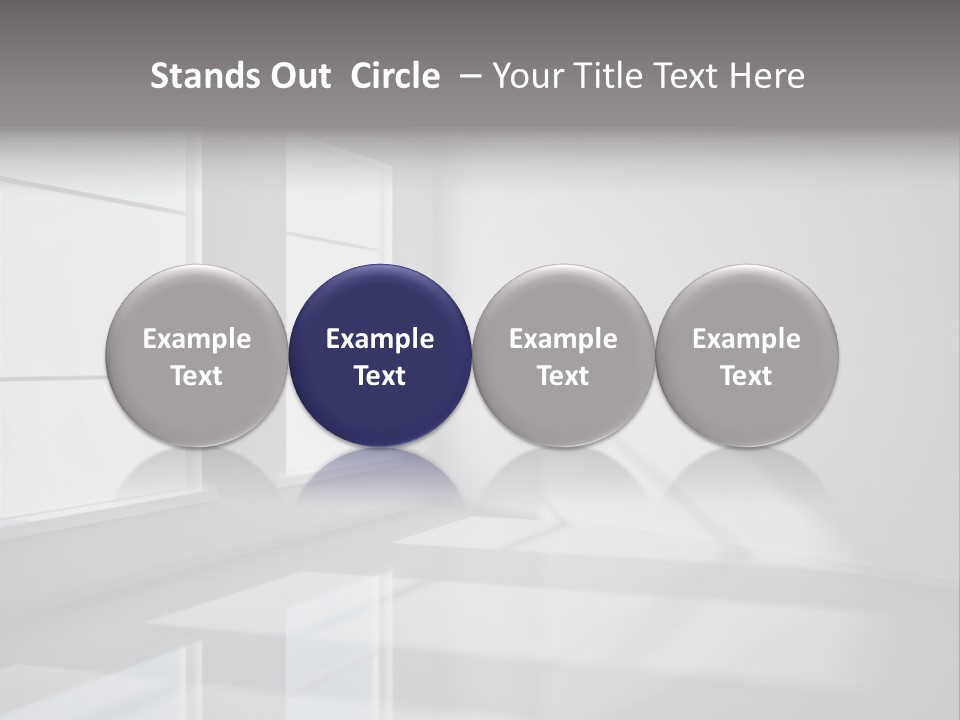 Hardwood Visualization Living PowerPoint Template