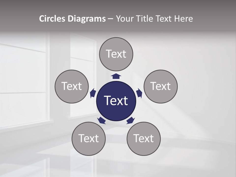 Hardwood Visualization Living PowerPoint Template