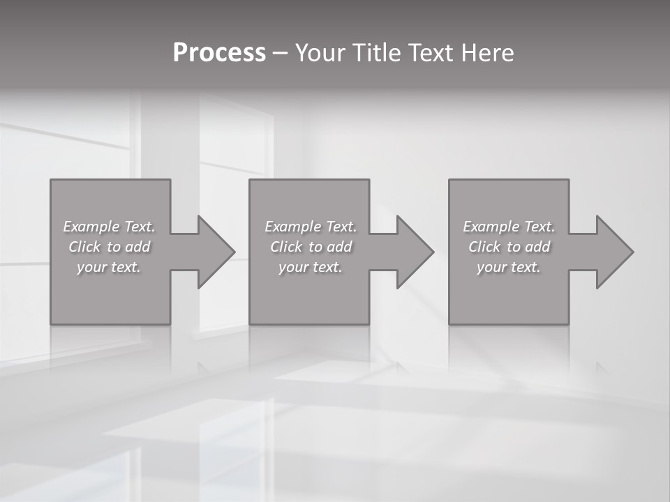 Hardwood Visualization Living PowerPoint Template