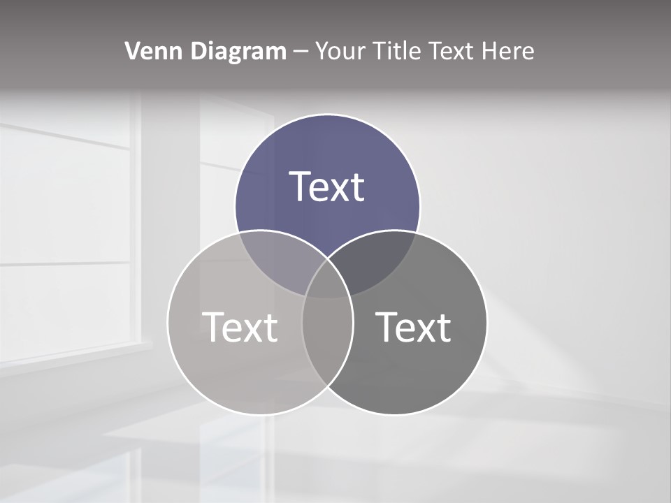 Hardwood Visualization Living PowerPoint Template