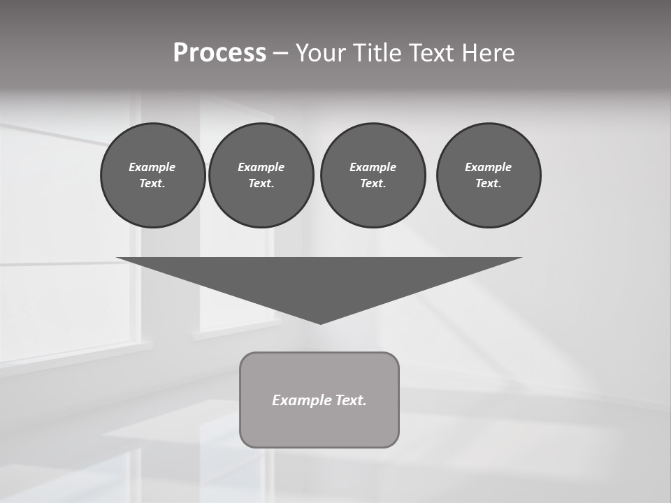Hardwood Visualization Living PowerPoint Template