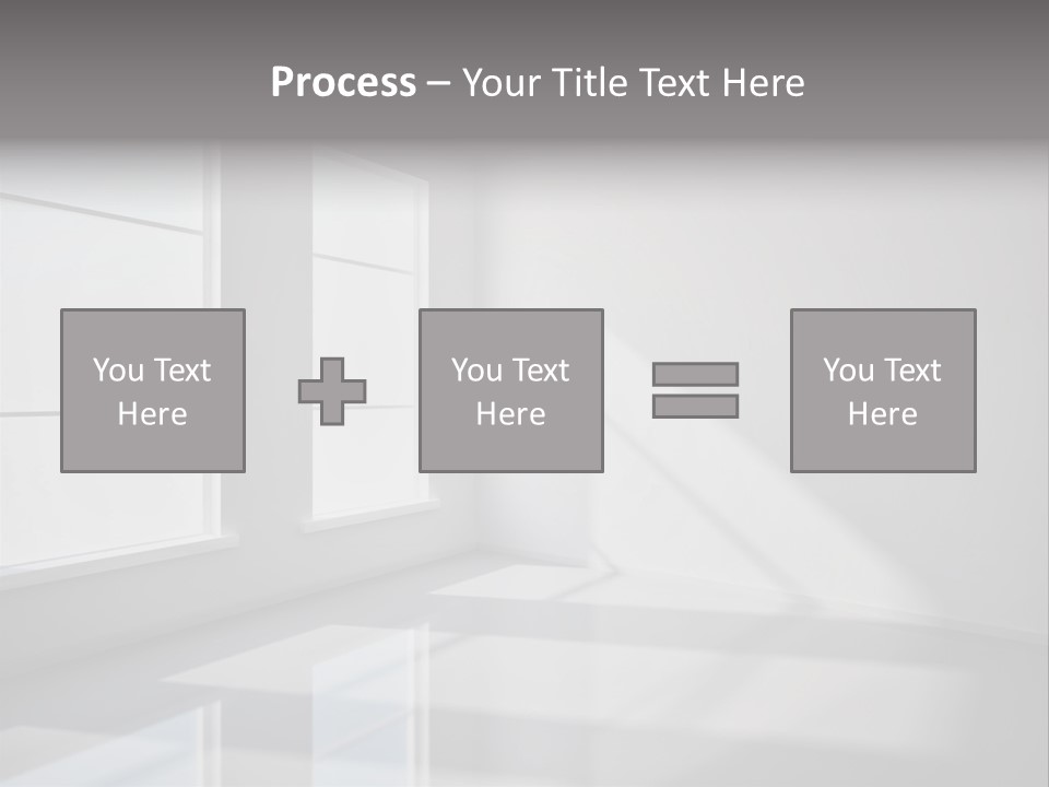 Hardwood Visualization Living PowerPoint Template