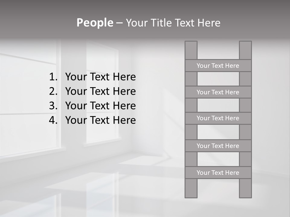 Hardwood Visualization Living PowerPoint Template
