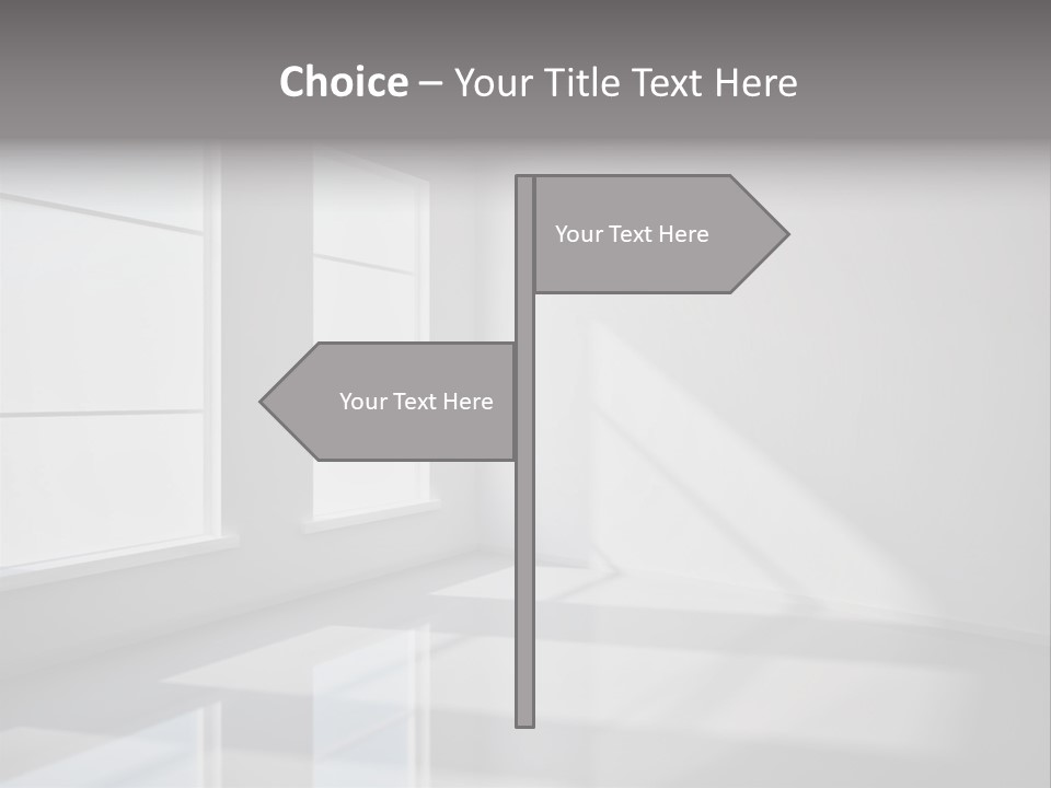 Hardwood Visualization Living PowerPoint Template