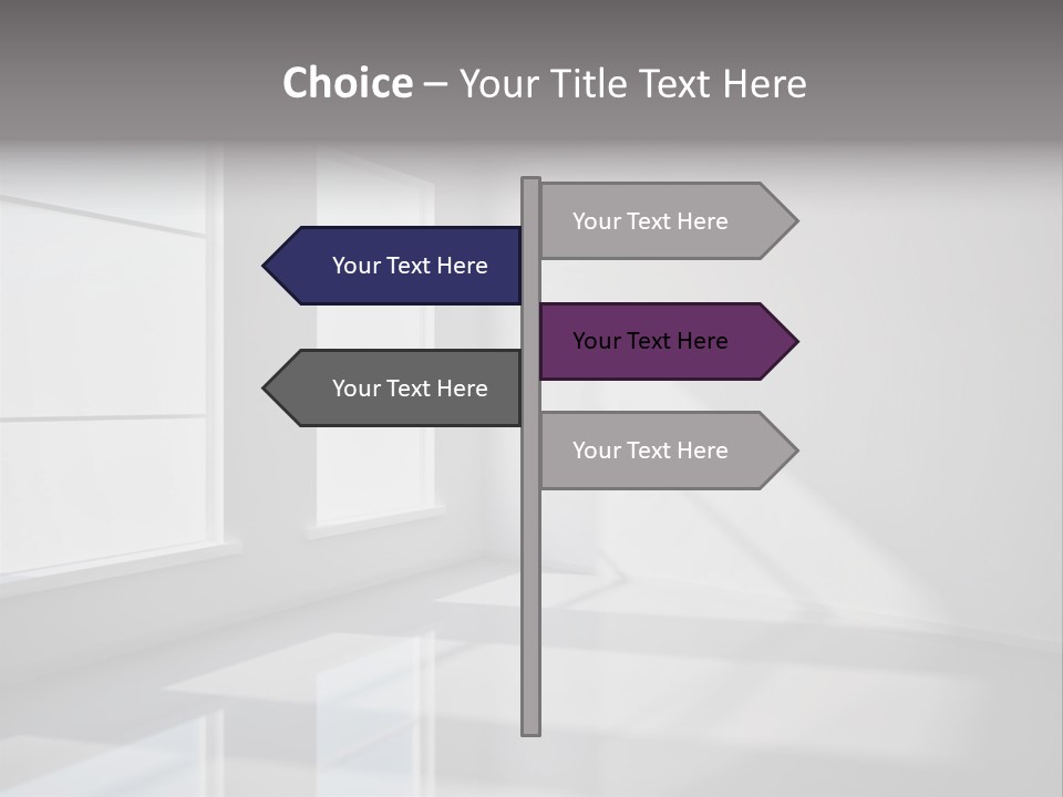 Hardwood Visualization Living PowerPoint Template