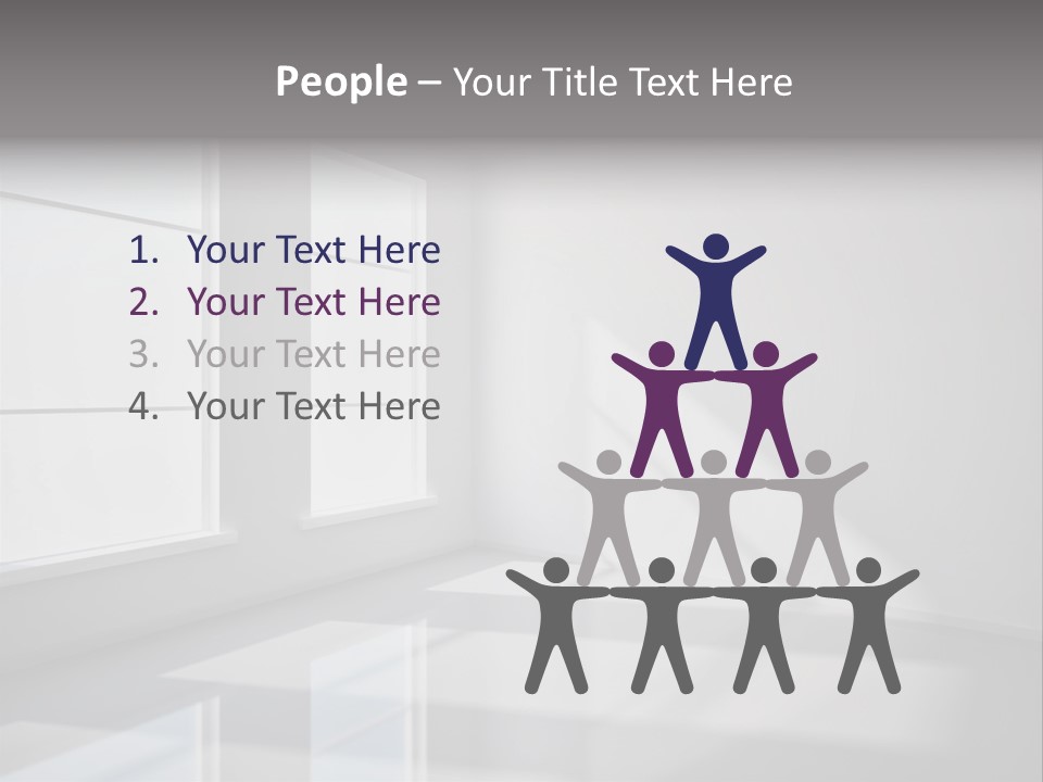 Hardwood Visualization Living PowerPoint Template