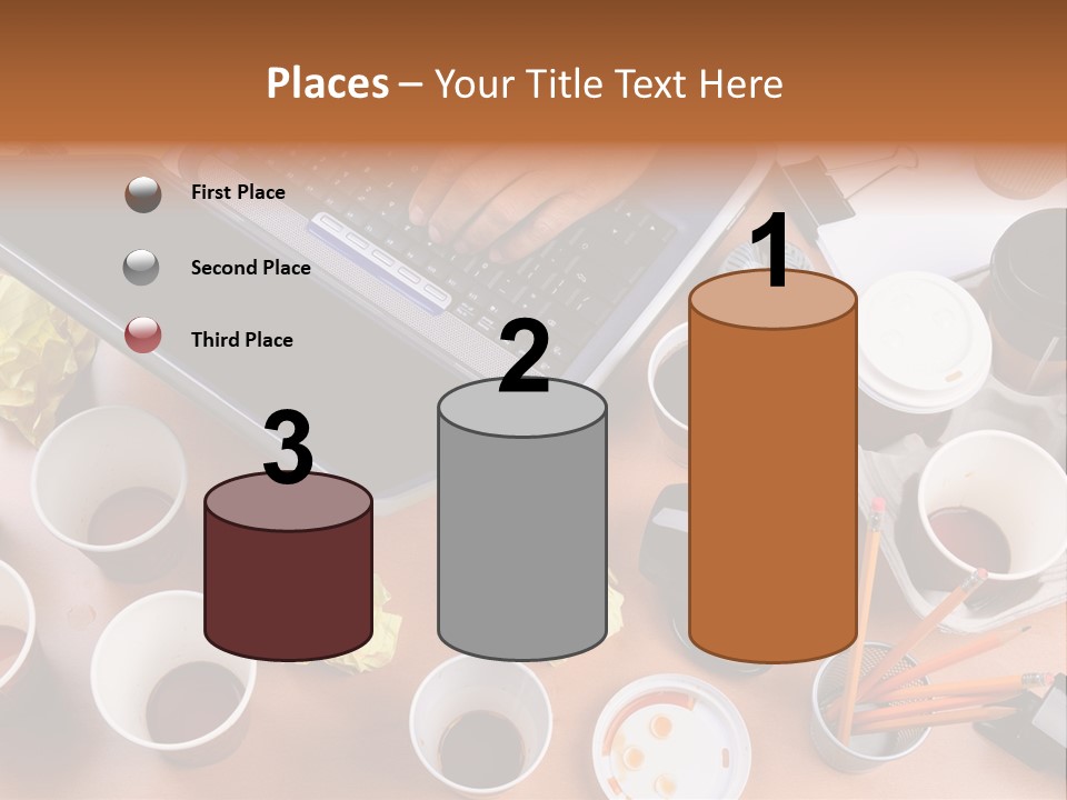 Businessman Black Paper PowerPoint Template