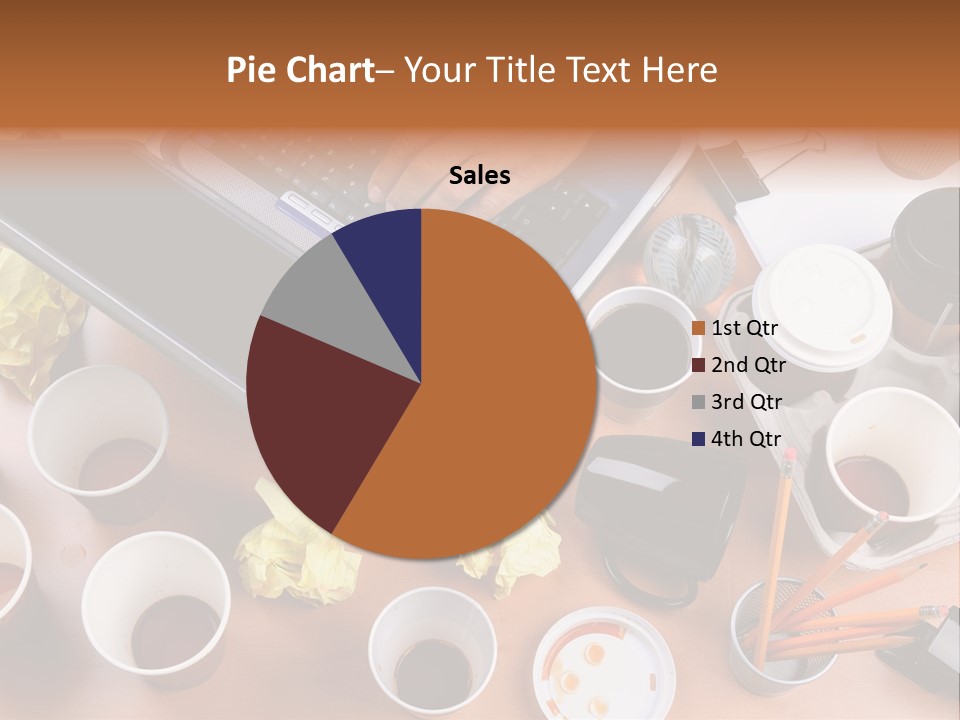 Businessman Black Paper PowerPoint Template