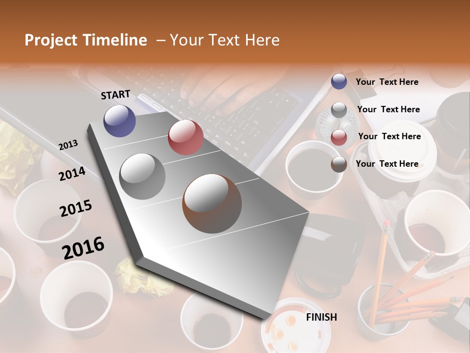 Businessman Black Paper PowerPoint Template
