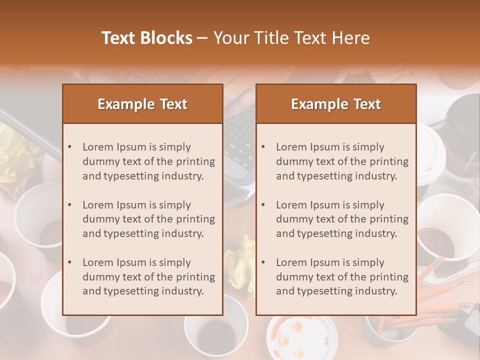 Businessman Black Paper PowerPoint Template