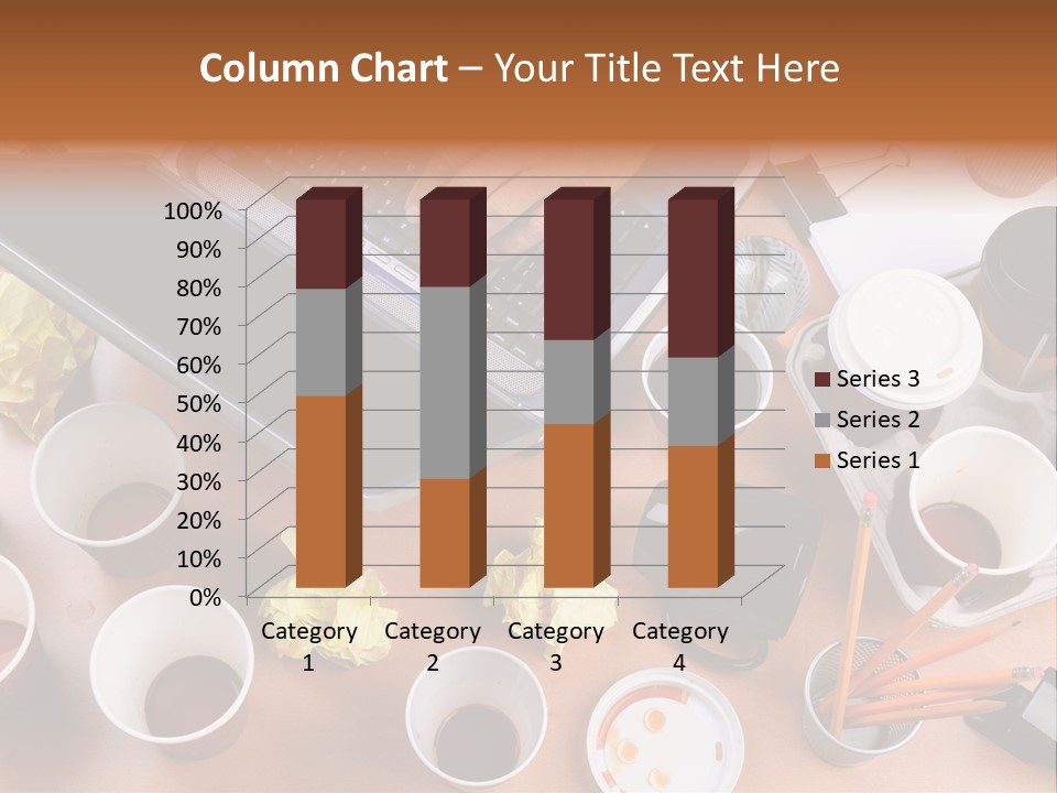 Businessman Black Paper PowerPoint Template