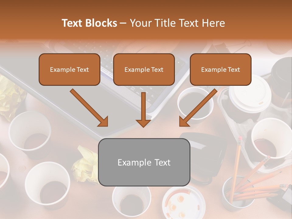 Businessman Black Paper PowerPoint Template