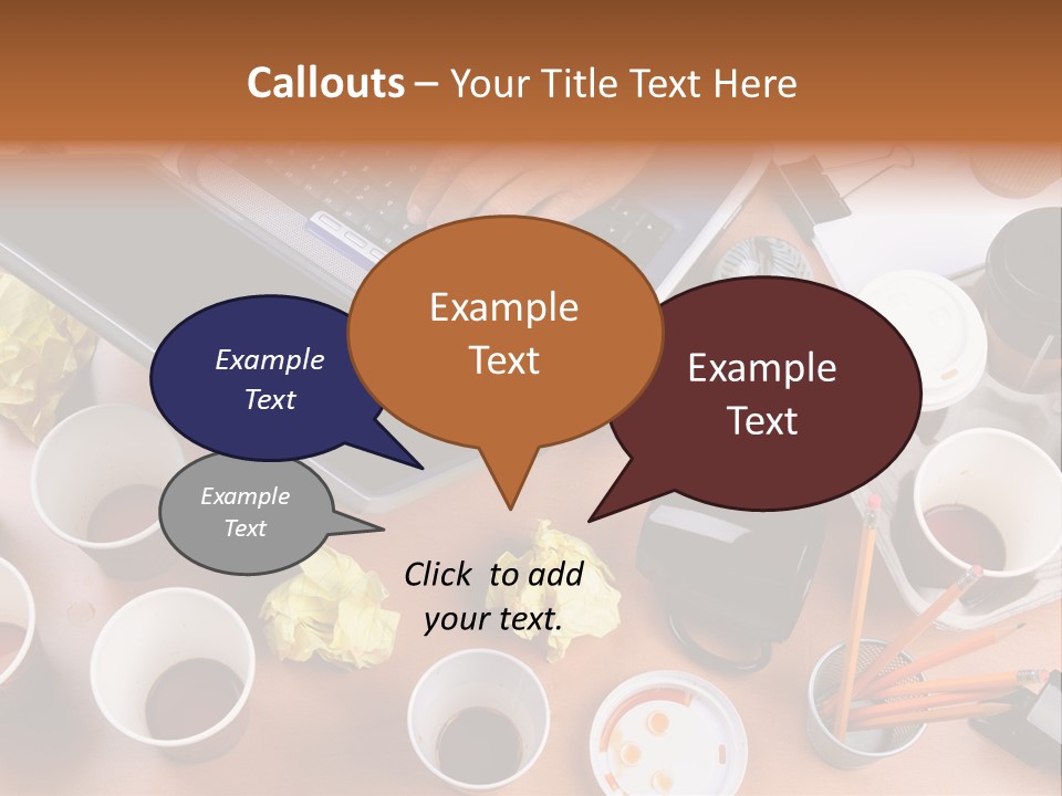 Businessman Black Paper PowerPoint Template