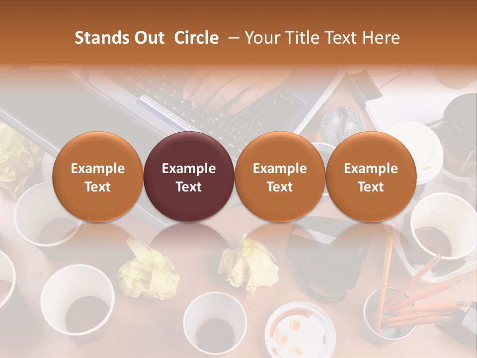 Businessman Black Paper PowerPoint Template