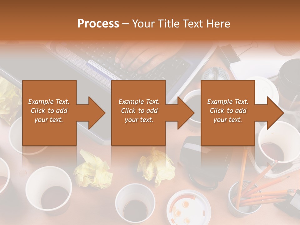 Businessman Black Paper PowerPoint Template