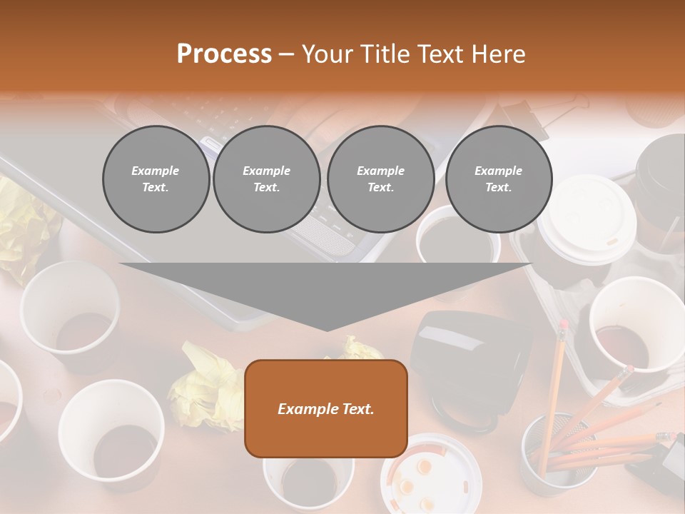 Businessman Black Paper PowerPoint Template