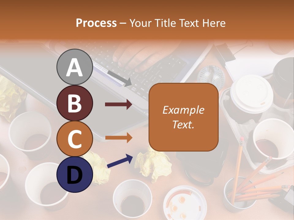 Businessman Black Paper PowerPoint Template