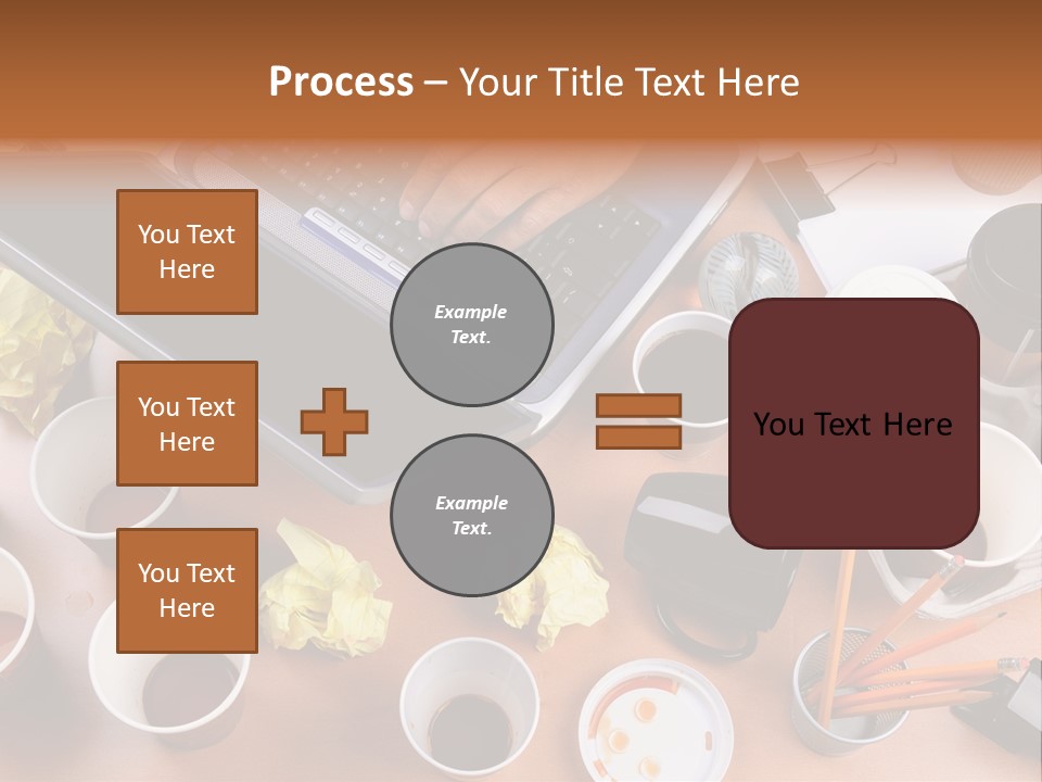 Businessman Black Paper PowerPoint Template