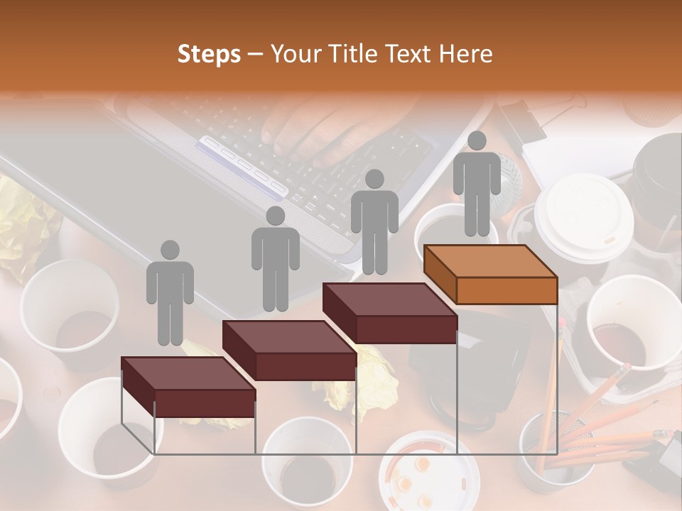 Businessman Black Paper PowerPoint Template