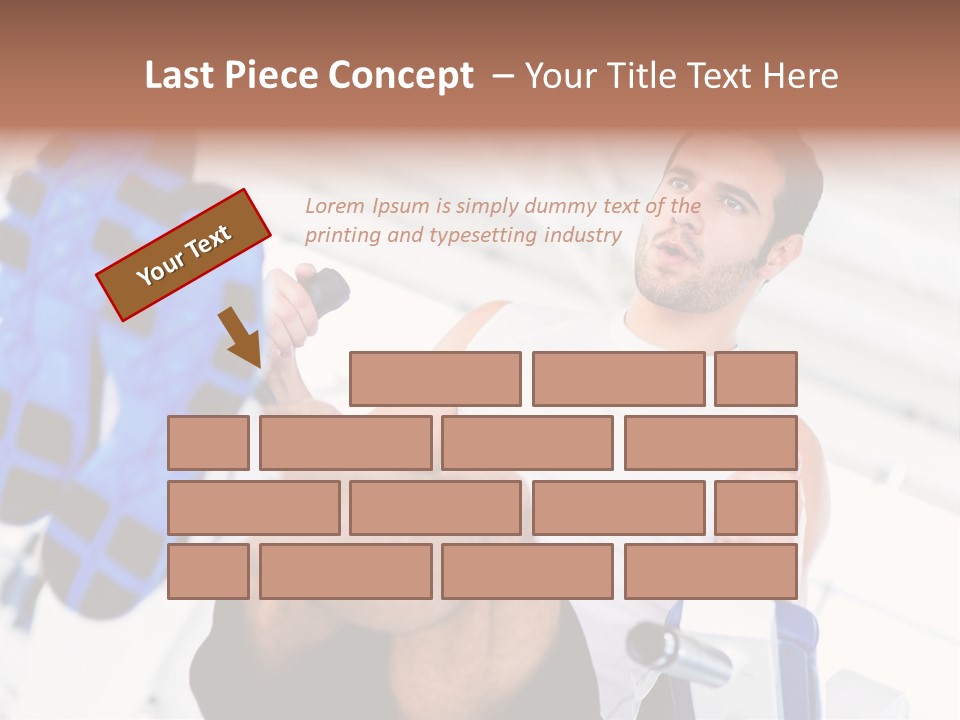 Strong Tone Man PowerPoint Template