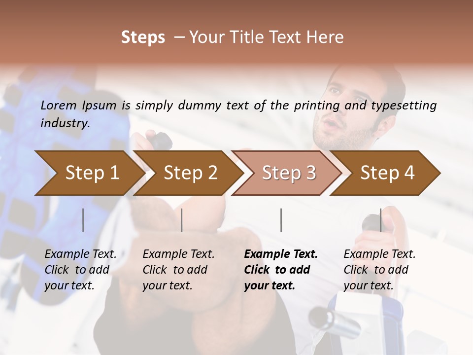 Strong Tone Man PowerPoint Template