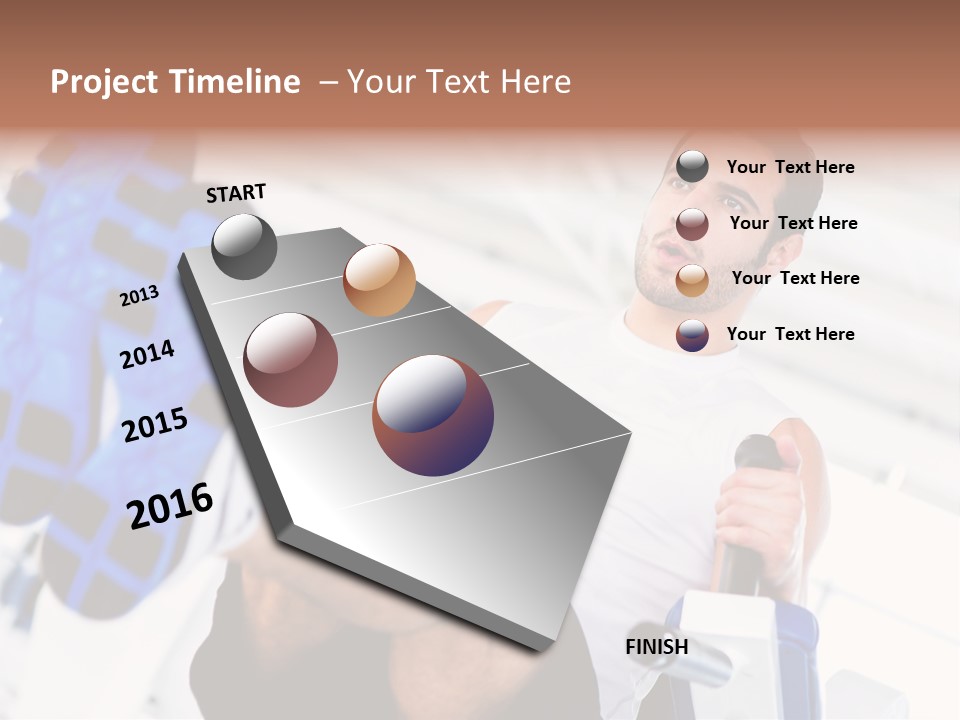 Strong Tone Man PowerPoint Template