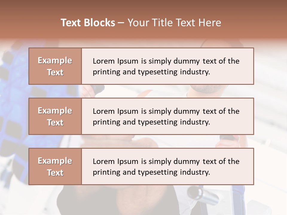Strong Tone Man PowerPoint Template