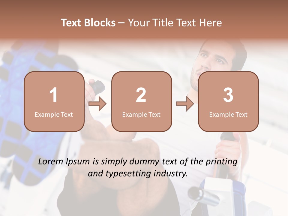 Strong Tone Man PowerPoint Template
