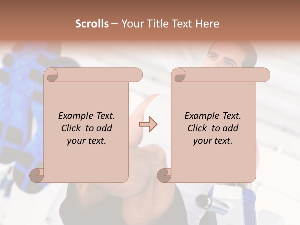 Strong Tone Man PowerPoint Template