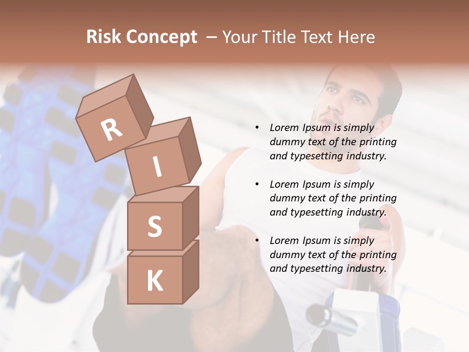 Strong Tone Man PowerPoint Template