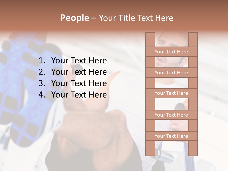 Strong Tone Man PowerPoint Template