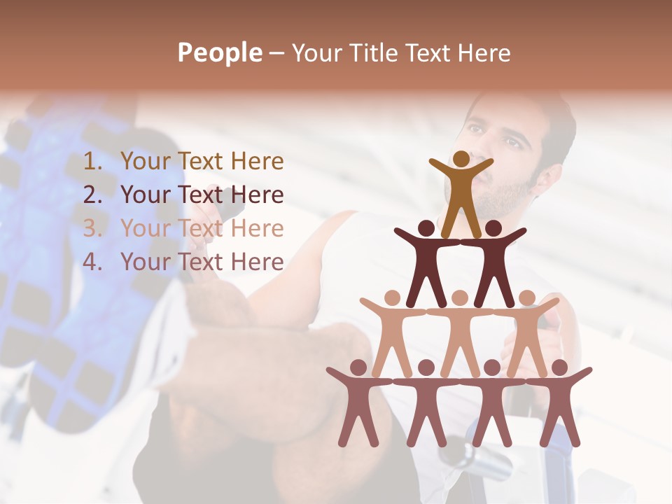 Strong Tone Man PowerPoint Template