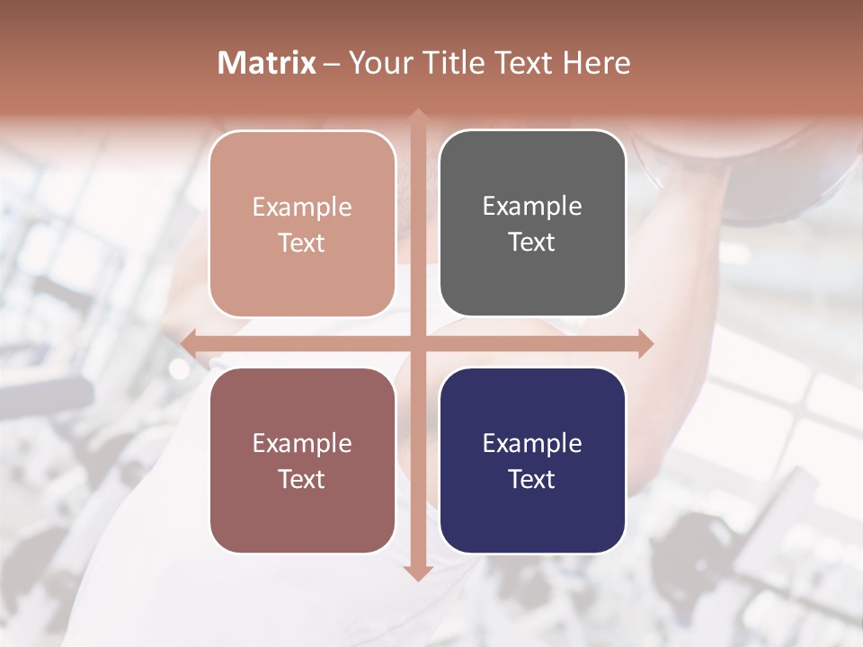 Strength Fitness Strong PowerPoint Template