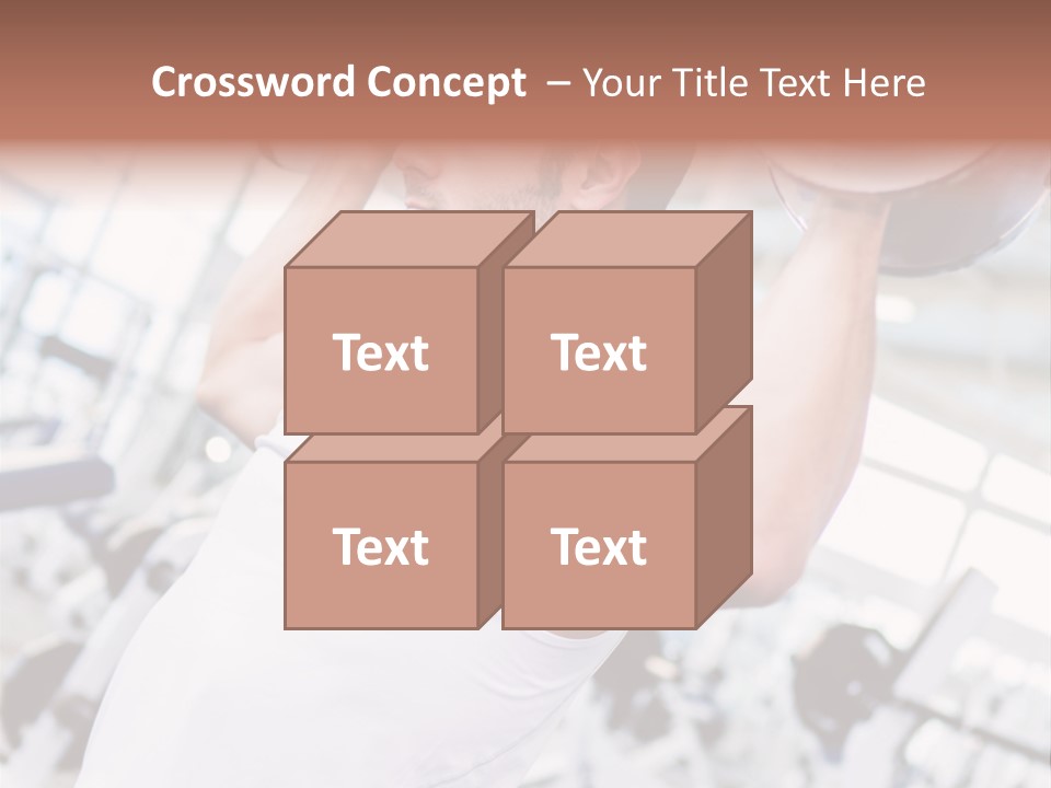 Strength Fitness Strong PowerPoint Template