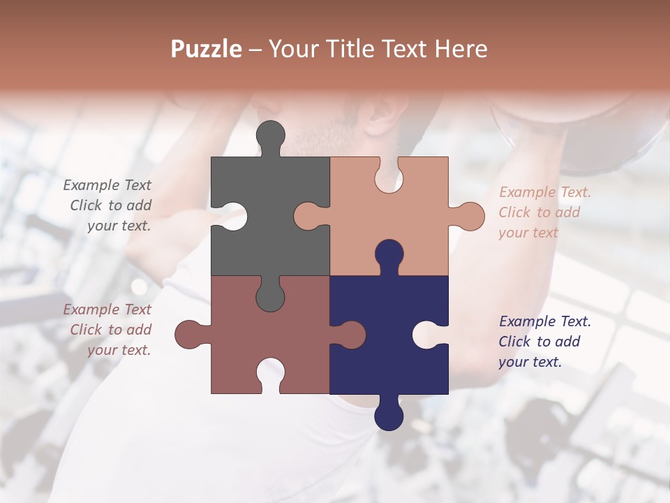 Strength Fitness Strong PowerPoint Template