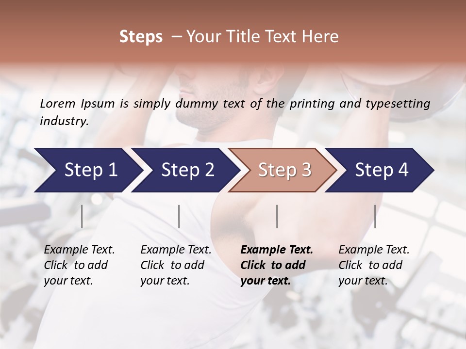 Strength Fitness Strong PowerPoint Template
