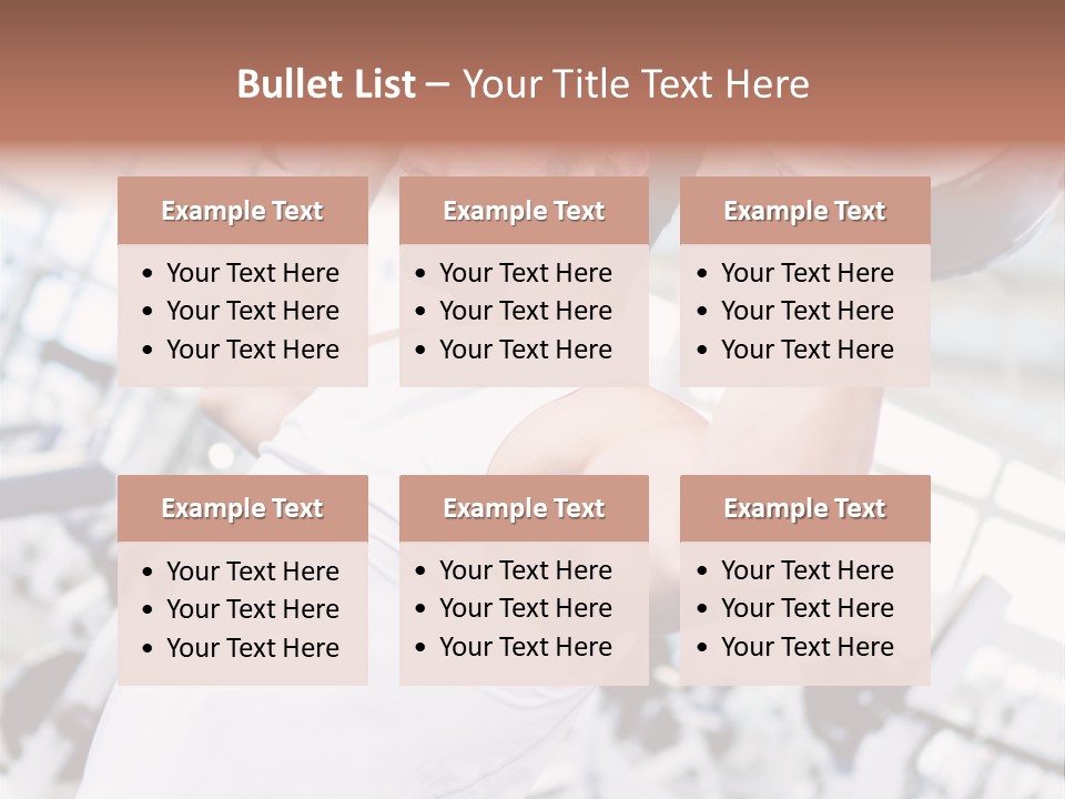Strength Fitness Strong PowerPoint Template