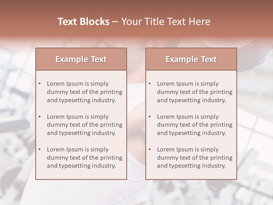 Strength Fitness Strong PowerPoint Template