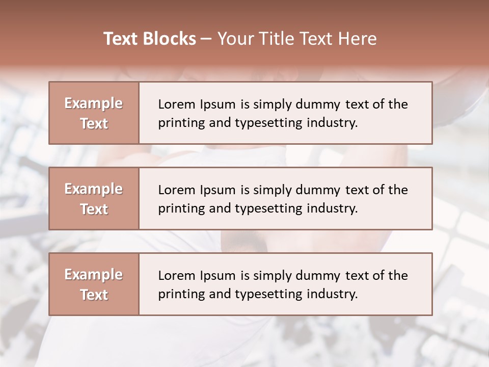 Strength Fitness Strong PowerPoint Template