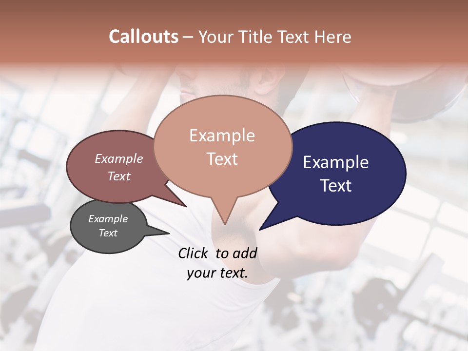 Strength Fitness Strong PowerPoint Template