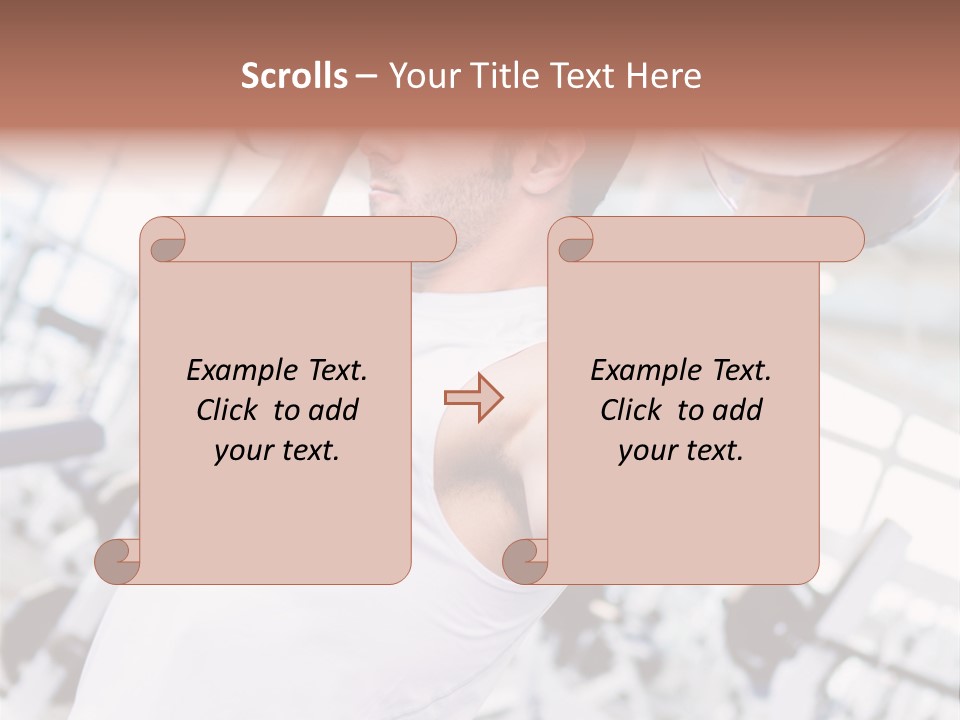 Strength Fitness Strong PowerPoint Template