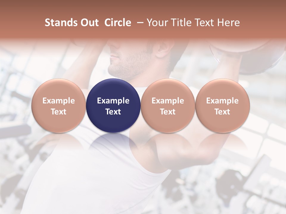 Strength Fitness Strong PowerPoint Template