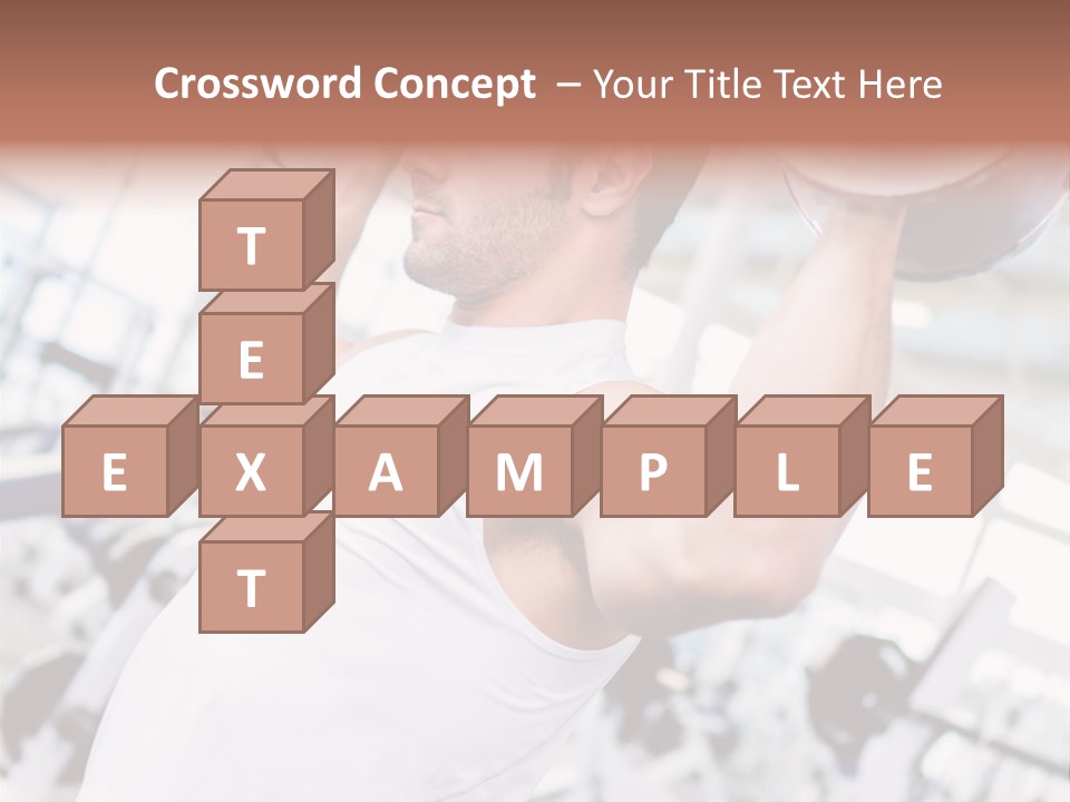 Strength Fitness Strong PowerPoint Template