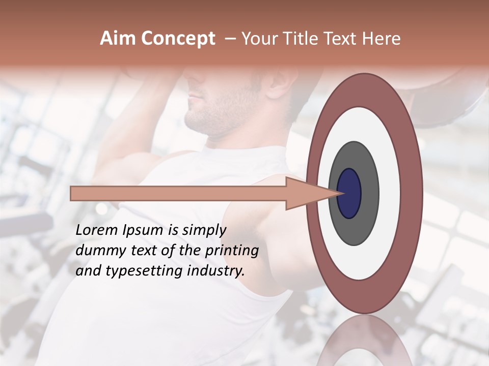 Strength Fitness Strong PowerPoint Template